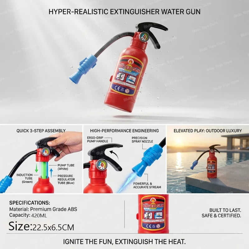 Led Light Emitting Electric Water Gun Toys Children Automatic Sensor Lights Water Pistol Summer Outdoor Beach Pool Toy for Kids